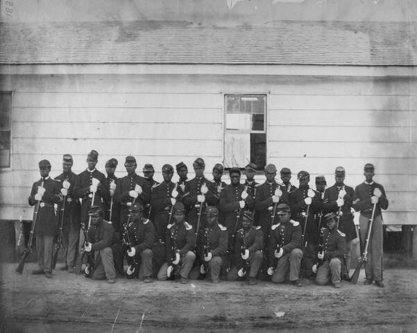 Organizing black troops