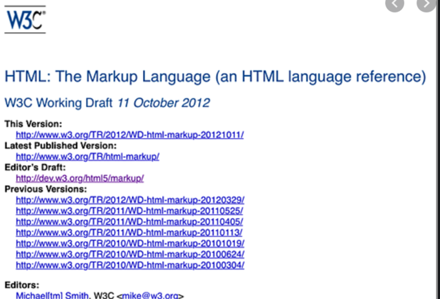 Publicación de documento base como candidato a recomendación.