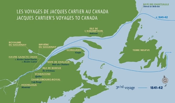 Jacques Cartier prend l’initiative de former une colonie à Cap Rouge.