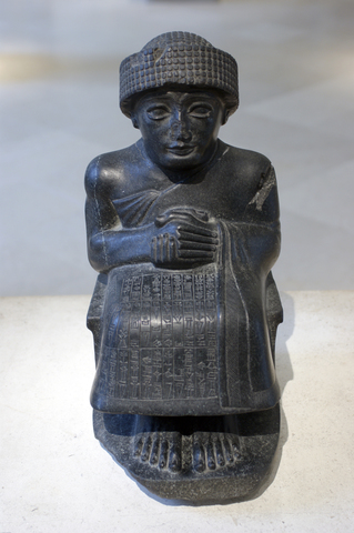 Escultura. rey Gudea de Lagash.