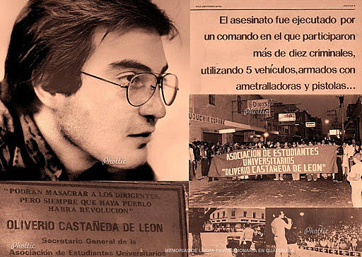 Asesinato del secretario Oliverio Castañeda
