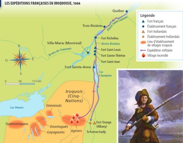 L’arrivée du régiment Carignan-Salières