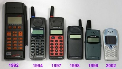 Phones in the 1990s