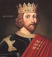 Richard I leaves England and goes to the Holy Land for the Third Crusade. There he dies