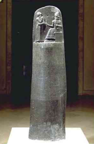 EDAD ANTIGUA 1689 A.C. Código Hammurabi