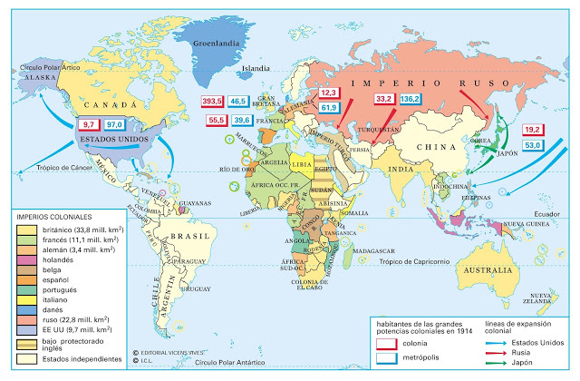 FIN DE LA EXPANCIÓN TERRITORIAL DEL COLONIALISMO