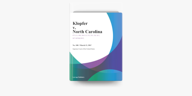 Klopfer v. North Carolina