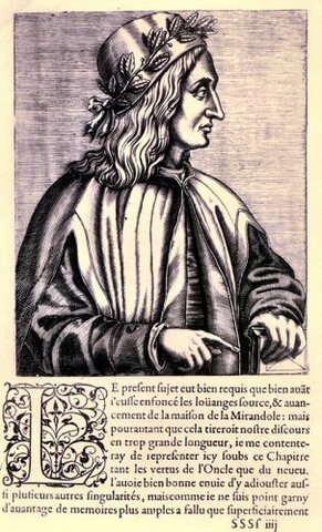 Pic de la Mirandole, un humaniste italien