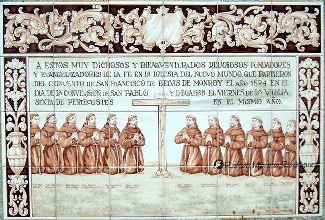 Lllegada de los 12 frailes franciscanos a Mexico