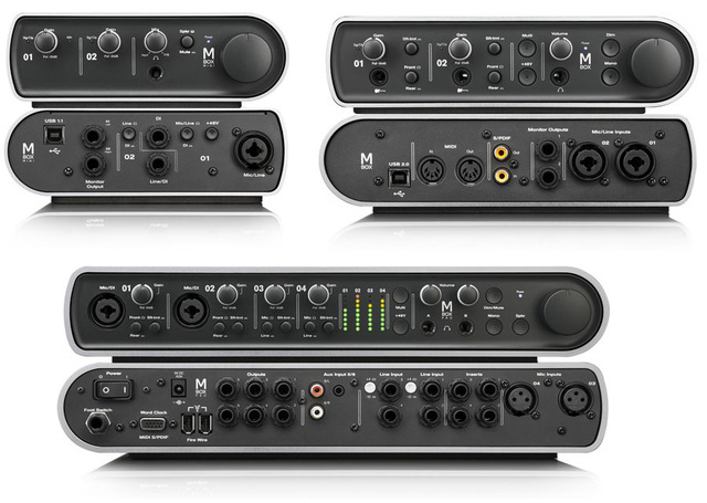 Pro Tools Mbox, Mini, Pro – 3era Generación.