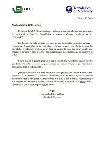 Me aceptaron en Buluk