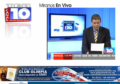 Ver canales Hondureños de Televisión por Internet