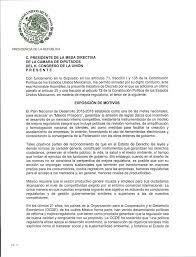 Se presenta ante el Pleno de la Cámara de Diputados un proyecto de decreto que reforma el artículo 73 de la Constitución