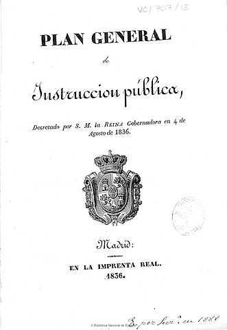 Proyecto de Reglamento General de Instrucción Pública