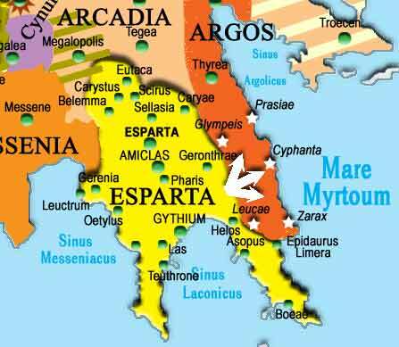 Fundación de (Esparta 1100 a.C)