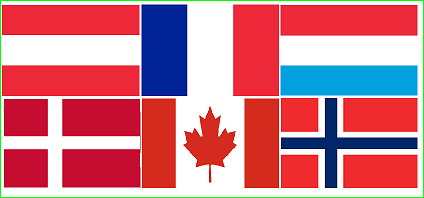 Países y su integración en leyes (1977-1979)