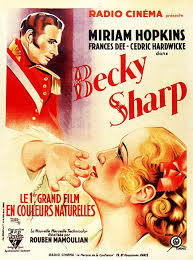 Se estrena Becky Sharp de Rouben Mamoulian, el primer largometraje a colores.