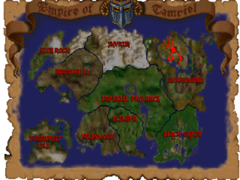 Sale Scrolls que contiene un mapa