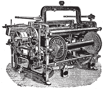 Invention of the power loom