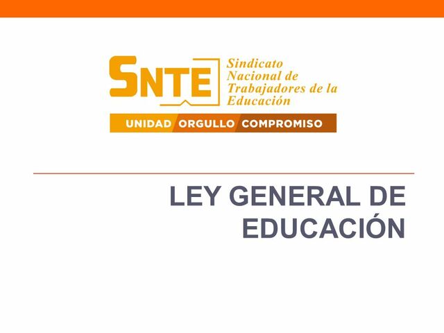 Ley General de Educación