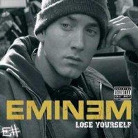 Eminem's "Lose Yourself" was the longest running #1 single.