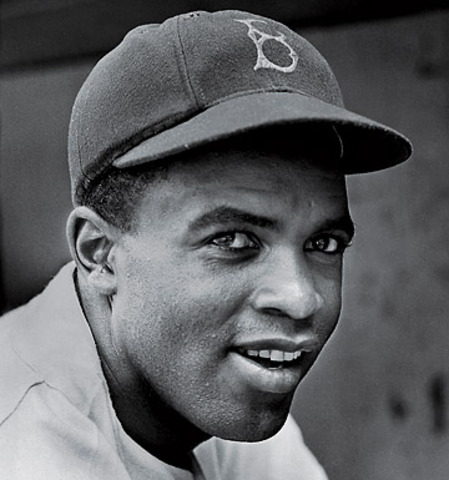 Jackie Robinson plays in the Majors