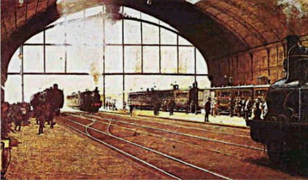 "La stazione centrale di Milano"