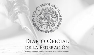 Se pueblica el documento en el Diario Oficial de la Federación