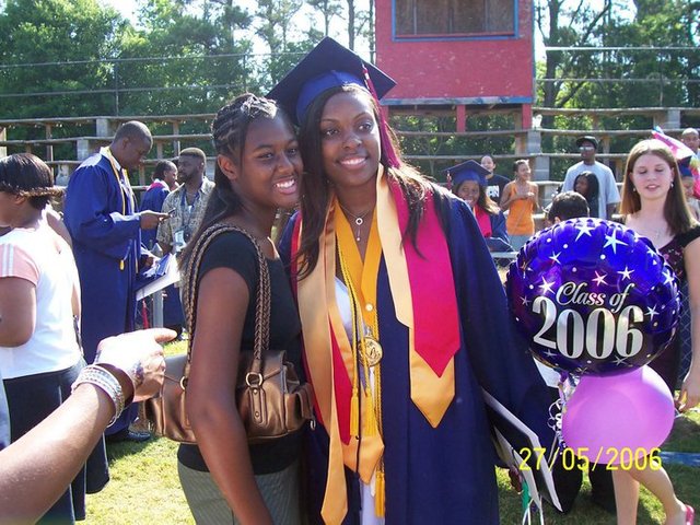 my aunt graduates from highschool