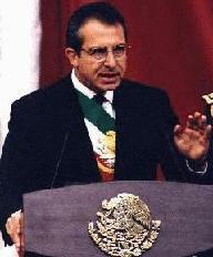 Ernesto Zedillo en el poder 1994.