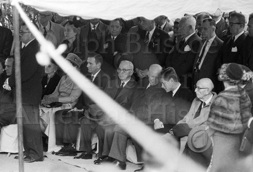 Attended Sam Rayburn's funeral