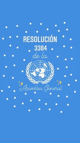 Resolución 3384 de la Asamblea General