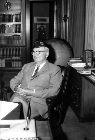 Last appearance at the Truman library