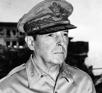 MacArthur Being Relieved