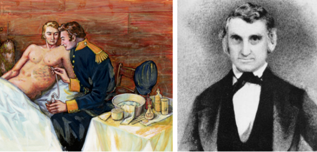 William Beaumont junto con Alexis San Martin