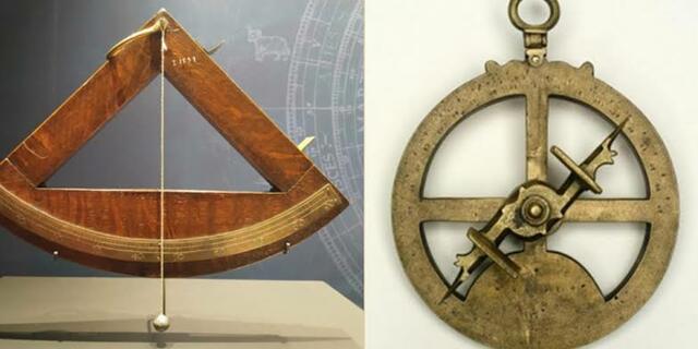Cuadrante y astrolabio