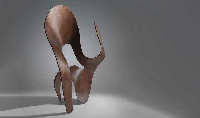 A Highly Important and Unique Plywood Sculpture,Ray & Charles Eames