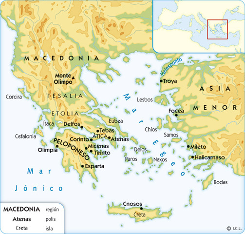 Comienza la colonización griega de Occidente