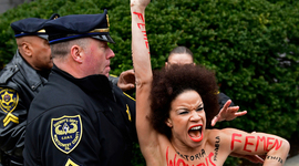 Timeline: Topless Cosby Protester Identified as New Jersey Actress Who Was on His 90s Show