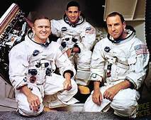 The first Humans to ever orbit the moon.