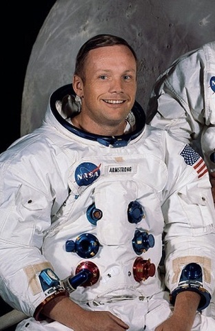 The first human to ever step foot on the Moon.