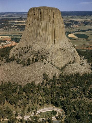 Devil's Tower, Wyoming is named a National Monument