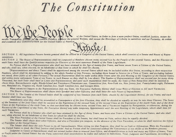 The Constitution of the United States of America