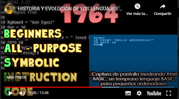 HISTORIA Y EVOLUCIÓN DE LOS LENGUAJES DE PROGRAMACIÓN timeline | Timet
