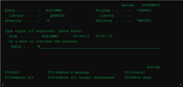 Se envía el primer email.