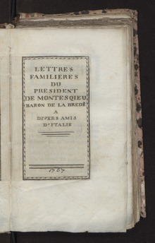 Montesquieu: Legeen izpiritua