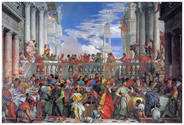 Nozze di Cana, Veronese 1562-63