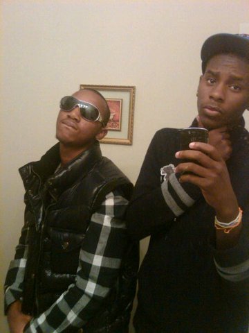 This is a picture of me with my cousin on October, 13th, which was A&T's homecoming. This picture was taken right before we partied the night away.