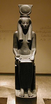 statuetta della dea hathor