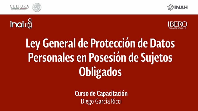 Ley General de Protección de Datos Personales de los Obligados